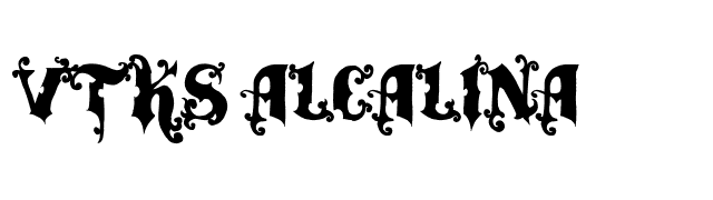 VTKS Alcalina font preview