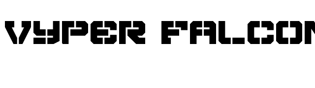 Vyper Falcon Bold font preview