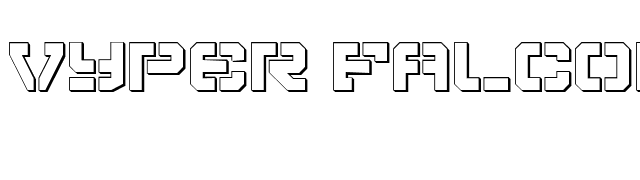 Vyper Falcon Shadow font preview