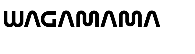 wagamama font preview