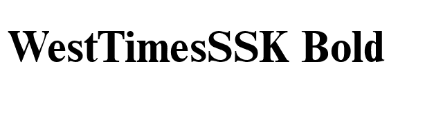westtimesssk-bold font preview