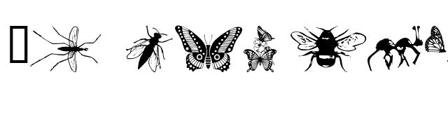 wm-insects font preview