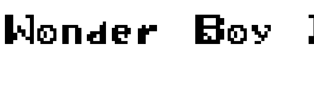 wonder-boy-in-monster-world font preview