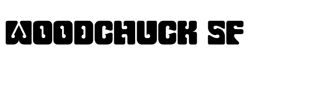 Woodchuck SF font preview