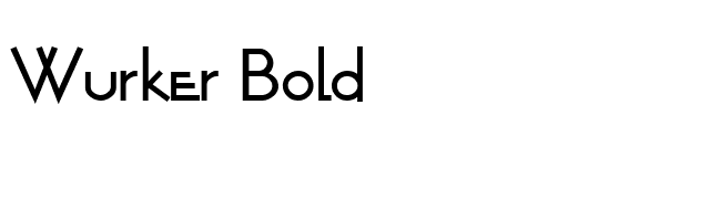 Wurker Bold font preview