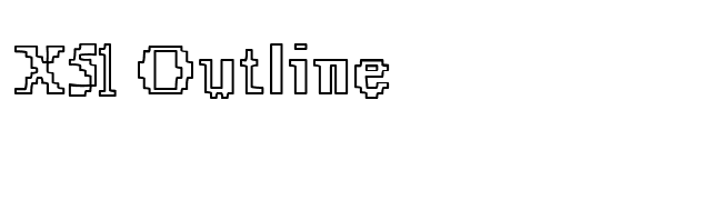 x51-outline font preview