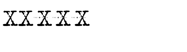 XFont font preview