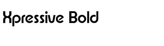 xpressive-bold font preview