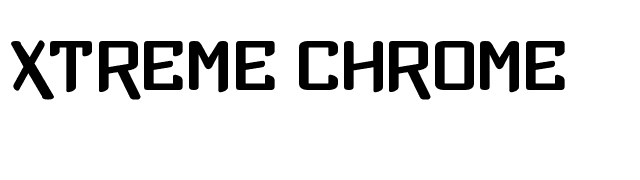 xtreme-chrome font preview