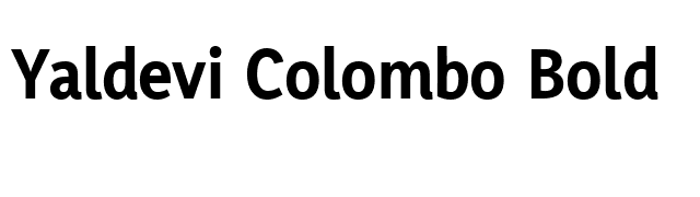 Yaldevi Colombo Bold font preview
