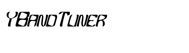 YBandTuner font preview