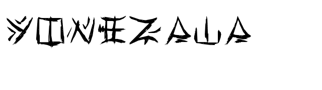 Yonezawa font preview