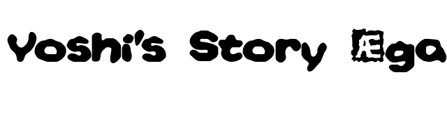 Yoshi's Story (game text) (BRK) font preview