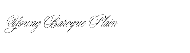 YoungBaroquePlain font preview