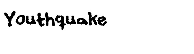Youthquake font preview