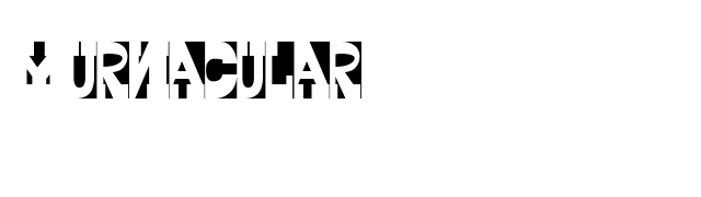 Yurnacular font preview