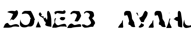Zone23_ayahuasca font preview