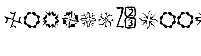 Zone23_foopy8 font preview