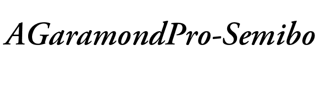 Agaramondpro-italic. ttf font